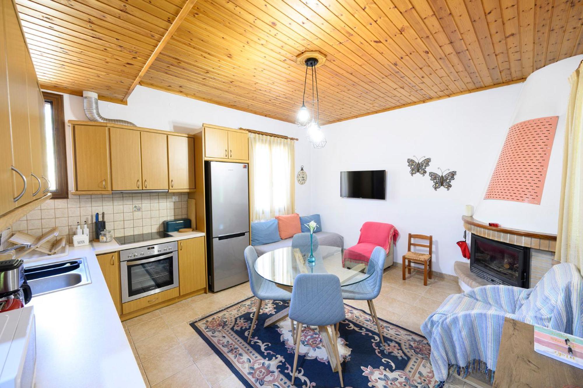Small Villa Gerani Agios Vlasios  Bagian luar foto